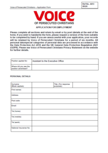 Application Form